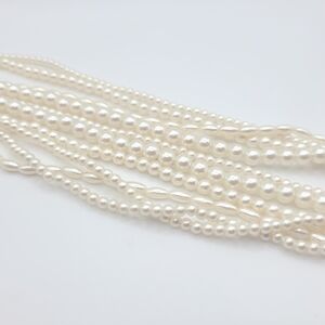 Multi Tier White Pearl Necklace